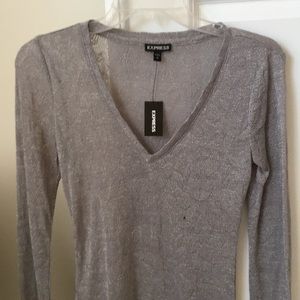 Silver / shimmer shirt